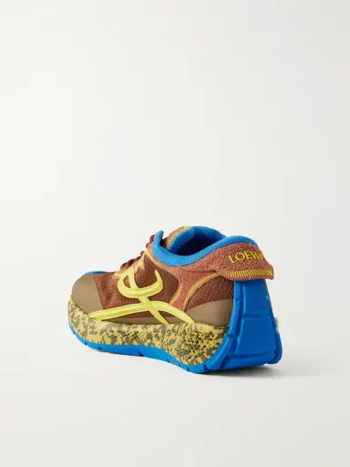 Loewe Pogo Rubber-Trimmed Mesh Sneakers - Men | Thumbnail 4