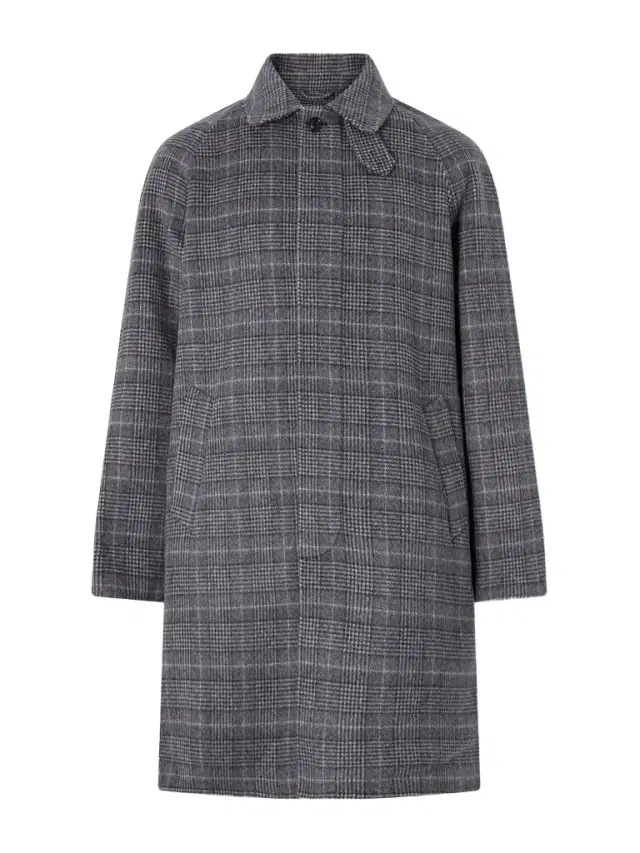 Hartford Graig Wool-Blend Checked Coat - Men