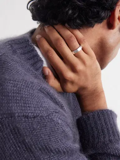 LE GRAMME 7g Silver Ring - Men | Thumbnail 2