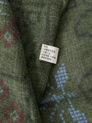 A Kind Of Guise Luz Printed Wool Scarf - Men | Thumbnail 3 A Kind Of Guise Luz Printed Wool Scarf - Men | Thumbnail 3