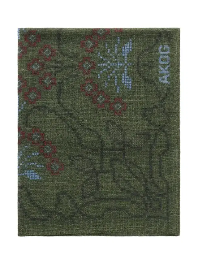 A Kind Of Guise Luz Printed Wool Scarf - Men