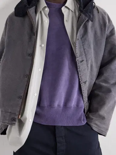 A.PRESSE Cotton-Jersey Sweatshirt - Men | Thumbnail 5