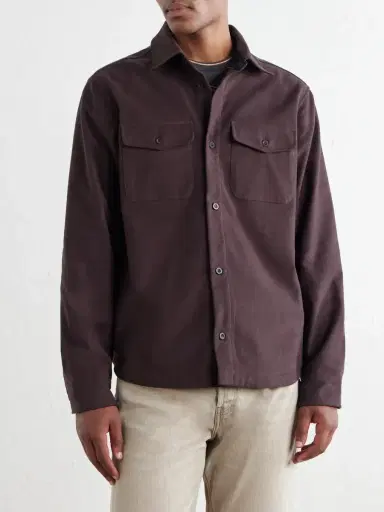 MR P. Cotton-Blend Moleskin Shirt - Men | Thumbnail 3 MR P. Cotton-Blend Moleskin Shirt - Men | Thumbnail 3