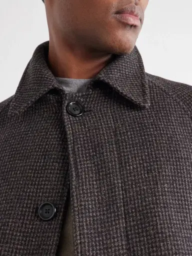 Oliver Spencer Lothian Houndstooth Tweed Coat - Men | Thumbnail 6 Oliver Spencer Lothian Houndstooth Tweed Coat - Men | Thumbnail 6