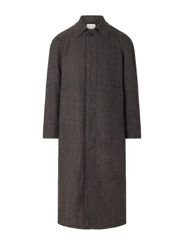 Oliver Spencer Lothian Houndstooth Tweed Coat - Men