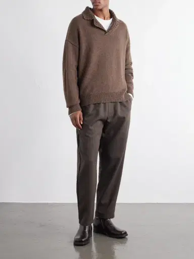 A Kind Of Guise Palano Alpaca and Merino Wool-Blend Polo Shirt - Men | Thumbnail 2