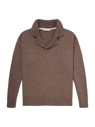 A Kind Of Guise Palano Alpaca and Merino Wool-Blend Polo Shirt - Men | Thumbnail 1