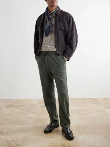 Hartford Joggy Straight-Leg Wool Woven Trousers - Men | Thumbnail 2