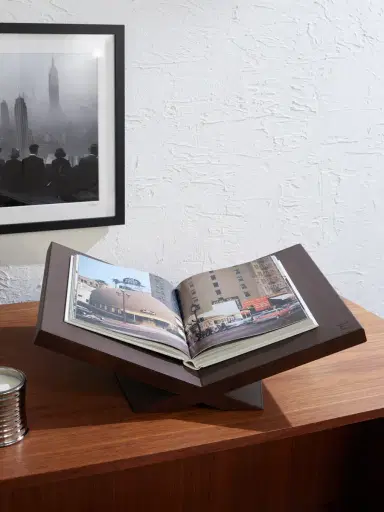 ASSOULINE Culture Ultimate Wood and Leather Bookstand - Men | Thumbnail 2