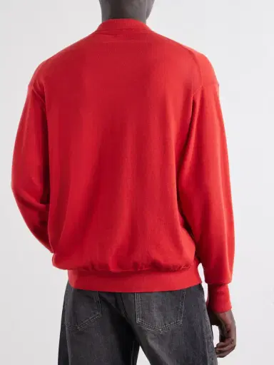A.PRESSE Wool Polo Shirt - Men | Thumbnail 4