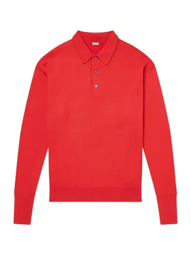 A.PRESSE Wool Polo Shirt - Men | Thumbnail 1
