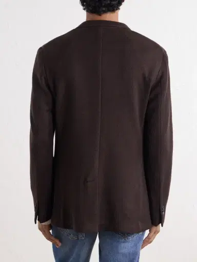 Slowear Wool-Blend Woven Waffle Jersey Blazer - Men | Thumbnail 4 Slowear Wool-Blend Woven Waffle Jersey Blazer - Men | Thumbnail 4
