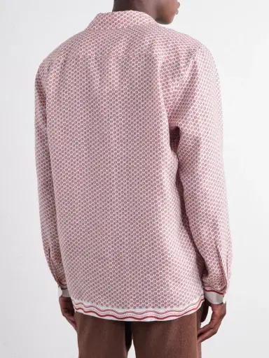 Orlebar Brown Ridley Printed Linen Shirt - Men | Thumbnail 4 Orlebar Brown Ridley Printed Linen Shirt - Men | Thumbnail 4