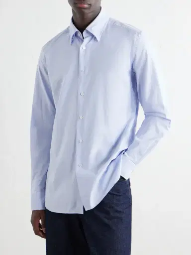 Slowear Glanshirt Cotton-Oxford Shirt - Men | Thumbnail 3 Slowear Glanshirt Cotton-Oxford Shirt - Men | Thumbnail 3