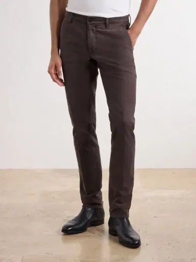 Slowear Incotex Slim-Fit Straight-Leg Stretch-Cotton Trousers - Men | Thumbnail 3