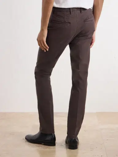 Slowear Incotex Slim-Fit Straight-Leg Stretch-Cotton Trousers - Men | Thumbnail 4