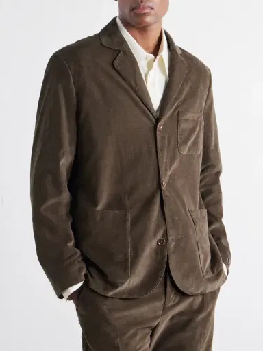 A Kind Of Guise Deconstructed Atelier Cotton-Corduroy Blazer - Men | Thumbnail 3
