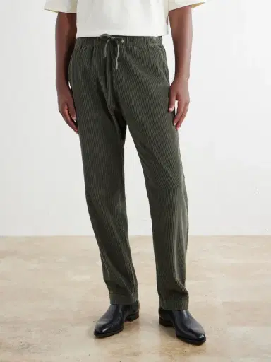 Hartford Joggy Straight-Leg Cotton-Corduroy Trousers - Men | Thumbnail 3