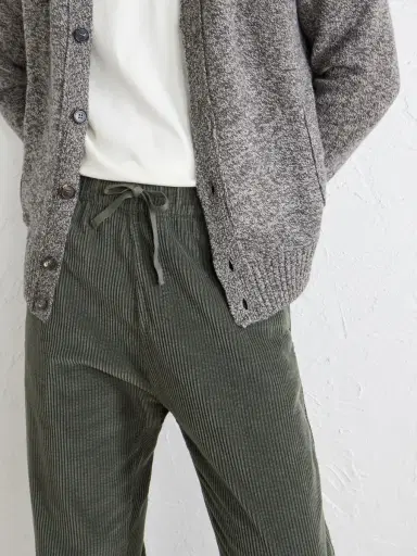 Hartford Joggy Straight-Leg Cotton-Corduroy Trousers - Men | Thumbnail 5