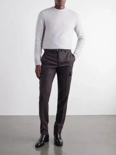 Slowear Virgin Wool Crewneck Sweater - Men | Thumbnail 2 Slowear Virgin Wool Crewneck Sweater - Men | Thumbnail 2