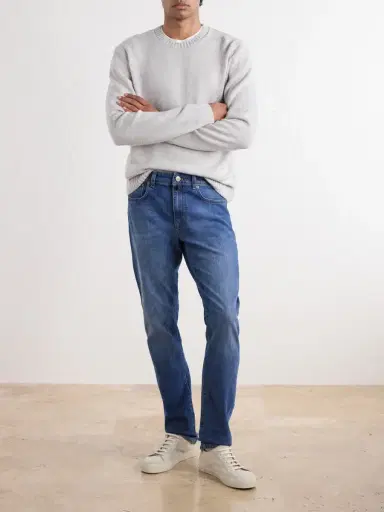 Slowear Straight-Leg Stretch Jeans - Men | Thumbnail 2