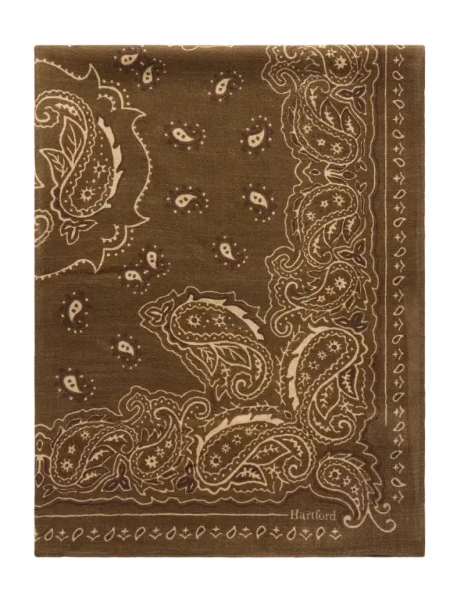 Hartford Printed Wool Scarf - Men
