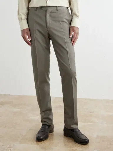 Canali Straight-Leg Wool Suit Trousers - Men | Thumbnail 3 Canali Straight-Leg Wool Suit Trousers - Men | Thumbnail 3