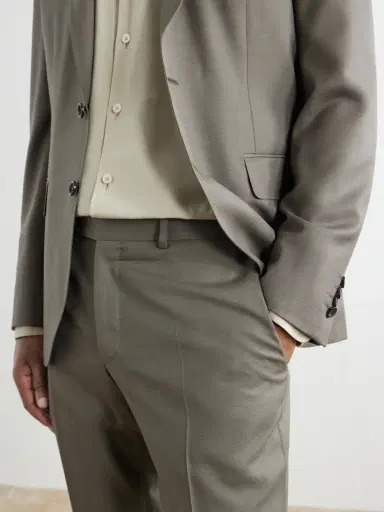 Canali Straight-Leg Wool Suit Trousers - Men | Thumbnail 5 Canali Straight-Leg Wool Suit Trousers - Men | Thumbnail 5