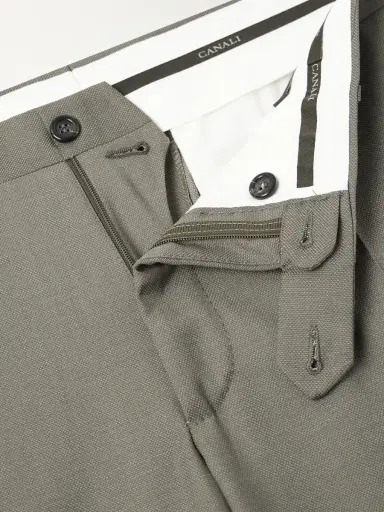 Canali Straight-Leg Wool Suit Trousers - Men | Thumbnail 6 Canali Straight-Leg Wool Suit Trousers - Men | Thumbnail 6