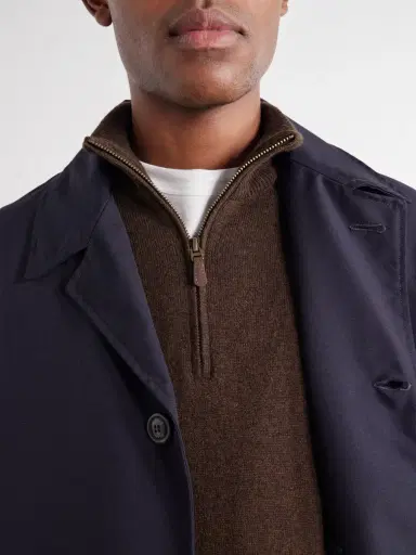 Polo Ralph Lauren Logo-Embroidered Wool Half-Zip Sweater - Men | Thumbnail 5