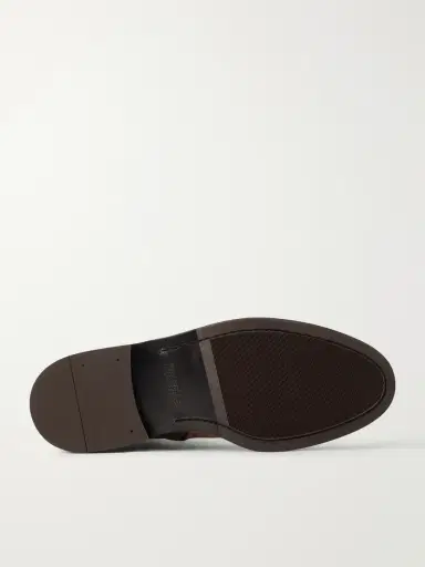 Brunello Cucinelli Waxed Suede Chelsea Boots - Men | Thumbnail 3 Brunello Cucinelli Waxed Suede Chelsea Boots - Men | Thumbnail 3