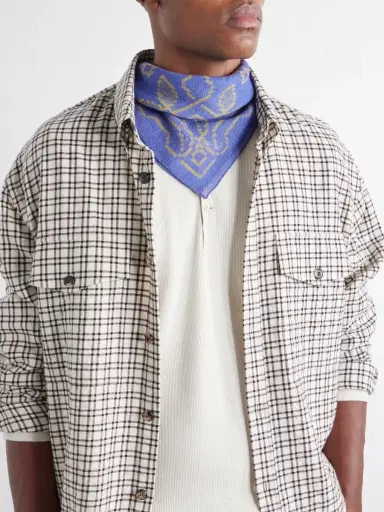 A Kind Of Guise Luz Printed Wool Scarf - Men | Thumbnail 2 A Kind Of Guise Luz Printed Wool Scarf - Men | Thumbnail 2