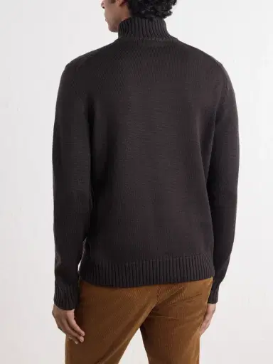 Slowear Virgin Wool Cardigan - Men | Thumbnail 4