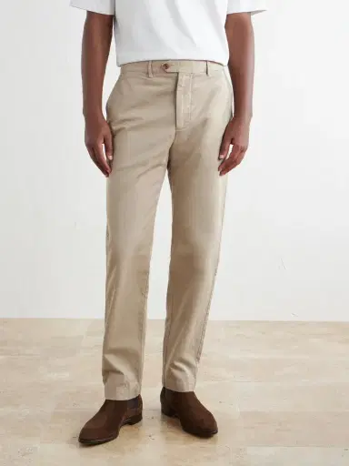 Hartford Taylor Straight-Leg Cotton-Gabardine Trousers - Men | Thumbnail 3