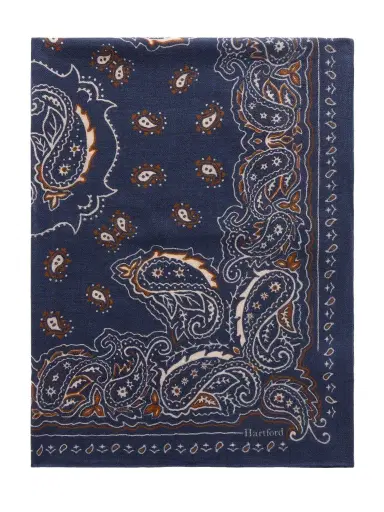 Hartford Printed Wool Scarf - Men | Thumbnail 1