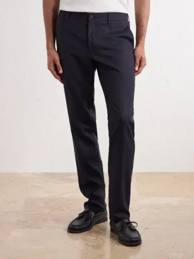 Slowear Straight-Leg Wool-Blend Tekno Flannel Trousers - Men | Thumbnail 3 Slowear Straight-Leg Wool-Blend Tekno Flannel Trousers - Men | Thumbnail 3