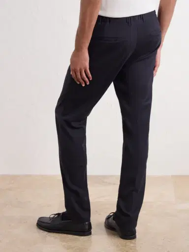 Slowear Straight-Leg Wool-Blend Tekno Flannel Trousers - Men | Thumbnail 4 Slowear Straight-Leg Wool-Blend Tekno Flannel Trousers - Men | Thumbnail 4