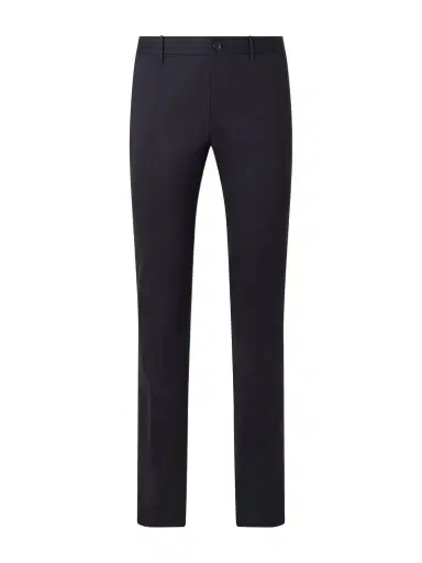 Slowear Straight-Leg Wool-Blend Tekno Flannel Trousers - Men | Thumbnail 1 Slowear Straight-Leg Wool-Blend Tekno Flannel Trousers - Men | Thumbnail 1