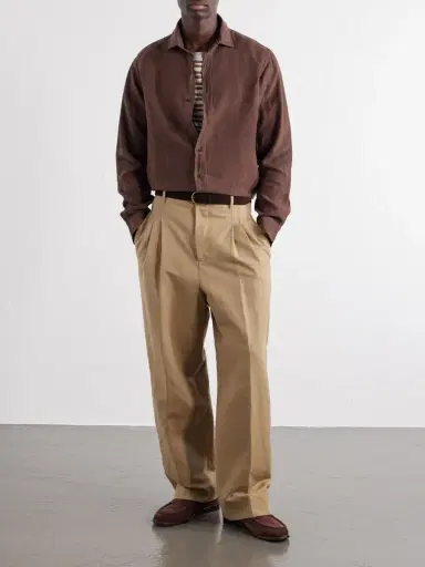 Polo Ralph Lauren Logo-Embroidered Linen Shirt - Men | Thumbnail 2
