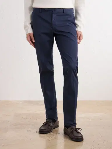 Slowear Incotex Slim-Fit Batavia Stretch-Cotton Trousers - Men | Thumbnail 3