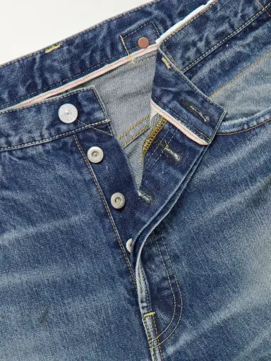 Visvim Social Sculpture 01 Wide-Leg Distressed Jeans - Men | Thumbnail 6