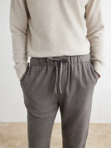 Hartford Joggy Straight-Leg Wool Woven Trousers - Men | Thumbnail 5