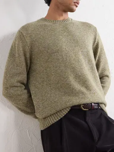 Slowear Zanone Wool Sweater - Men | Thumbnail 5 Slowear Zanone Wool Sweater - Men | Thumbnail 5