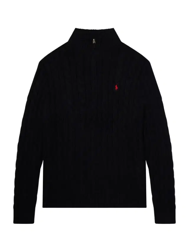 Polo Ralph Lauren Logo-Embroidered Cable-Knit Cotton Half-Zip Sweater - Men