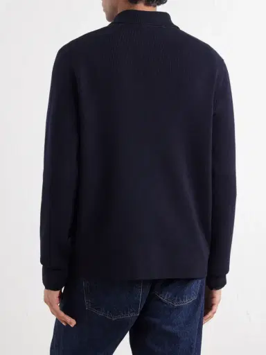 Orlebar Brown Shelby Ribbed Merino Wool Zip-Up Sweater - Men | Thumbnail 4