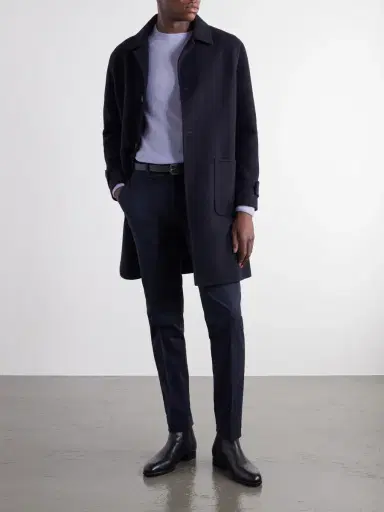 Slowear Straight-Leg Stretch-Cotton Gabardine Trousers - Men | Thumbnail 2