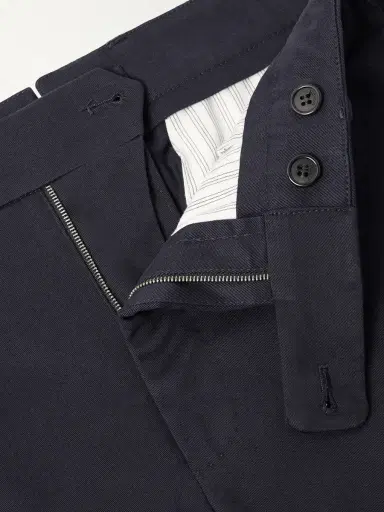 Slowear Straight-Leg Stretch-Cotton Gabardine Trousers - Men | Thumbnail 5