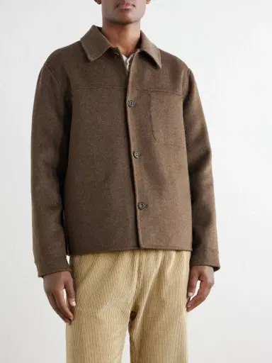 Hartford Dary Wool-Blend Felt Blouson Jacket - Men | Thumbnail 3 Hartford Dary Wool-Blend Felt Blouson Jacket - Men | Thumbnail 3
