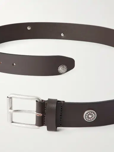 A Kind Of Guise 2.5 cm Pilgrim Embellished Leather Belt - Men | Thumbnail 3