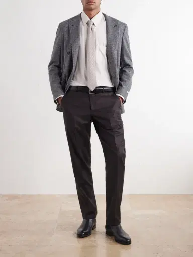 Paul Smith Button-Down Collar Cotton and Lyocell-Blend Herringbone Shirt - Men | Thumbnail 2 Paul Smith Button-Down Collar Cotton and Lyocell-Blend Herringbone Shirt - Men | Thumbnail 2